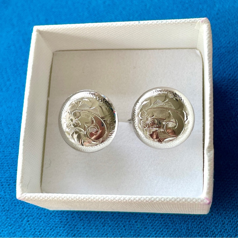 Vintage Sterling Silver Screwback Earrings